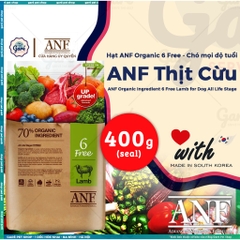 Hạt ANF cho Chó mọi giống 6 FREE ORGANIC 400gr