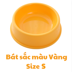 Bát nhựa sắc màu in hình chân Pet