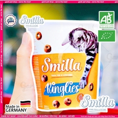 Hộp 125gr - Snack bánh thưởng dạng cốc Smilla cho Mèo đủ dòng Ringlies, Crossies, Hearties, Toothies thơm ngon sạch răng