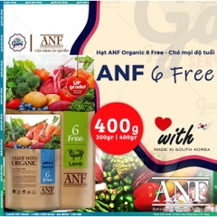 Hạt ANF cho Chó mọi giống 6 FREE ORGANIC 400gr