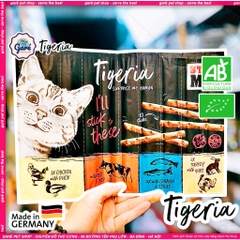Que thưởng Tigeria Snack dành cho Mèo vị Gà, Vịt, Bò, Cá hồi, Thỏ và Gà tây - Tigeria Stick Grain Free Cat Snack