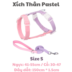 Xích thân Màu Pastel cho Chó Mèo