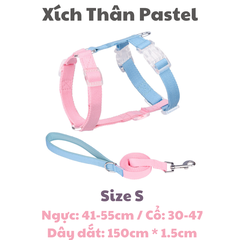 Xích thân Màu Pastel cho Chó Mèo