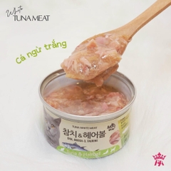 Pate Meowow - THỊT HỘP CHO MÈO TUNA WHITE MEAT