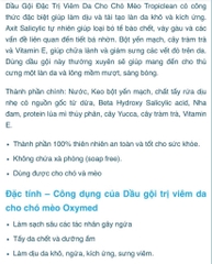 Sữa tắm Oxymed Anti-itch Shampoo Tropiclean - Sữa tắm làm dịu da khô, ngứa, kích ứng và viêm