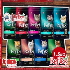 1.5kg - Hạt Reflex Plus cho Mèo con Mèo lớn tiết niệu Urinary, ngừa búi lông Hairball