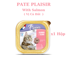 Pate Plaisir cho Mèo lon 100gr Chicken Kitten, Salmon, Tuna