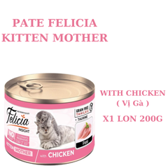 Pate Felicia Lon Mother&Kitten 200g cho mèo