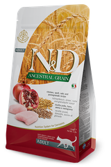 Hạt Ancestral Grain Adult Cat Chicken Spelt Oats Pomegranate Farmina N&D - Hạt Farmina Gà Lúa mì Yến mạch Lựu cho Mèo trưởng thành