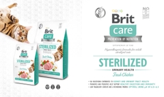 Hạt Brit Care Cat STERILIZED URINARY HEALTH Grain-Free cho Mèo tiết niệu