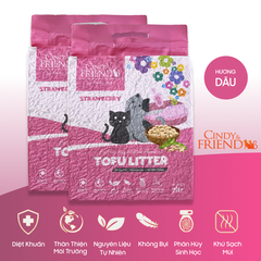 7L Cát đậu Cindy & Friend hạt dài cho mèo
