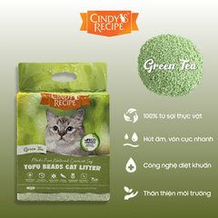 7L Cát đậu Cindy Recipe hạt vụn cho mèo