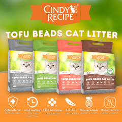 7L Cát đậu Cindy Recipe hạt vụn cho mèo