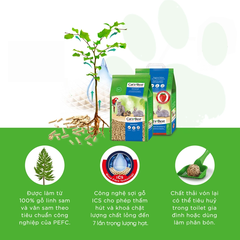 Cát gỗ Universal Cat's Best - CÁT MÈO VỆ SINH HỮU CƠ VÓN CỤC KHỬ MÙI VÀ VI TRÙNG CAT'S BEST UNIVERSAL