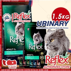 1.5kg - Hạt Reflex Plus cho Mèo con Mèo lớn tiết niệu Urinary, ngừa búi lông Hairball