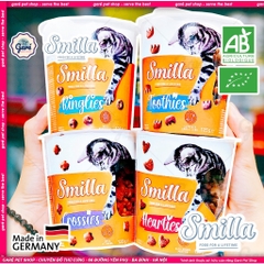 Hộp 125gr - Snack bánh thưởng dạng cốc Smilla cho Mèo đủ dòng Ringlies, Crossies, Hearties, Toothies thơm ngon sạch răng
