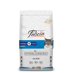Hạt Felicia Derma Adult Cat Salmon hỗ trợ lông và da cho mèo lớn