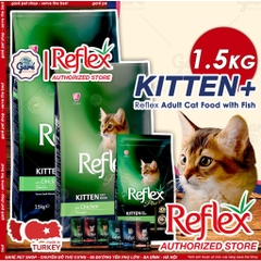 1.5kg - Hạt Reflex Plus cho Mèo con Mèo lớn tiết niệu Urinary, ngừa búi lông Hairball