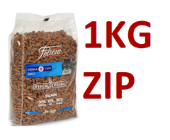 Hạt Felicia Derma Adult Cat Salmon hỗ trợ lông và da cho mèo lớn