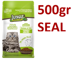 Hạt Jungle Adult Cat Chicken & Fish cho mèo