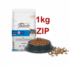 Hạt Felicia Derma Adult Cat Salmon hỗ trợ lông và da cho mèo lớn