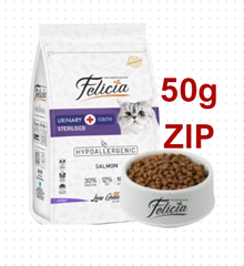 Hạt Felicia Urinary Sterilised Cat Salmon Hỗ trợ tiết niệu cho mèo triệt sản