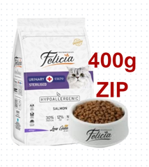 Hạt Felicia Urinary Sterilised Cat Salmon Hỗ trợ tiết niệu cho mèo triệt sản