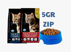 Hạt Indoor Farmina Matisse cho Mèo trưởng thành Tuna Salmon , Chicken Rice