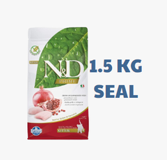 Hạt Kitten Prime -Chicken Pomegranate | Hạt Farmina N&D Gà Lựu cho Mèo con 1-12 tháng
