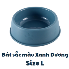 Bát nhựa sắc màu in hình chân Pet