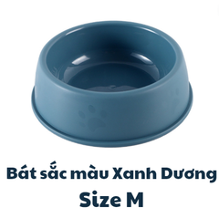 Bát nhựa sắc màu in hình chân Pet