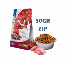 Hạt Quinoa Hairball -Duck, Quinoa, Apple and Cranberry | Hạt N&D Farmina Vịt, Quinoa, Táo, Nam việt quất cho Mèo Búi lông