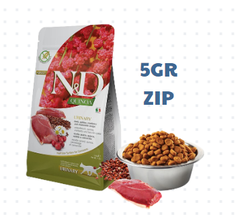 Hạt Quinoa Urinary Duck, Quinoa, Cranberry, Chamomile Farmina N&D - Hạt Vịt, Diêm mạch, Nam việt quất, Hoa cúc cho Mèo tiết niệu