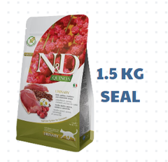 Hạt Quinoa Urinary Duck, Quinoa, Cranberry, Chamomile Farmina N&D - Hạt Vịt, Diêm mạch, Nam việt quất, Hoa cúc cho Mèo tiết niệu