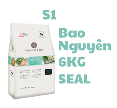 Hạt S1 S2 S3 cho Chó Natural Core - Hạt Natural Core hữu cơ đủ dòng S1 S2 S3 cho Chó - Thức ăn cho chó Đa đạm thành phần Cá hồi, Thịt Cừu