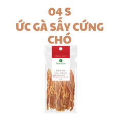 04 S Thịt Ức gà sấy cứng Natural Core cho Chó
