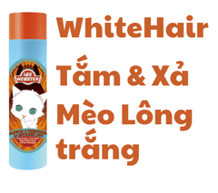 SỮA TẮM VÀ XẢ MÈO LÔNG TRẮNG LEE WEBSTER - SHAMPOO & CONDITIONER WHITE HAIR CAT