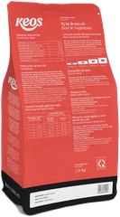 Hạt Keos Beef & Vegetables cho Chó trưởng thành vị Bò Rau củ