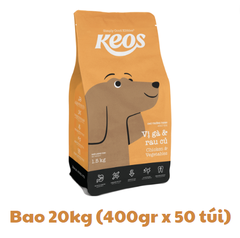 Hạt Keos Chicken & Vegetables cho Chó trưởng thành Gà Rau củ