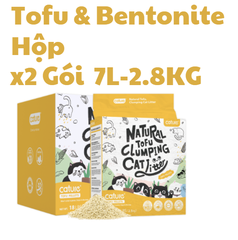 7L-2.8kg Cát Cature Tofu / Tofu & Bentonite - Cát Đậu nành / Đậu nành & Đất sét Hương sữa