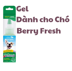 For Dog Clean Teeth Gel Berry Fresh - Gel Tropiclean Fresh Breath chăm sóc răng miệng cho Chó Vị Dâu