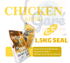 1.5kg SEAL TEB - Hạt Teb City cho Mèo