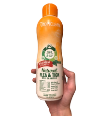 592ml Flea&Tick Dog Shampoo Maximum Strength Tropiclean - Sữa tắm trị ve và bọ chét