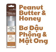forDog Gel Enticers Peanut Butter & Honey Tropiclean - Gel vệ sinh răng miệng vị Bơ Đậu Phộng & Mật Ong cho Chó