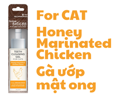 forCAT Gel Enticers Hickory Smoked Bacon Tropiclean - Gel vệ sinh răng miệng vị Gà ướp mật ong