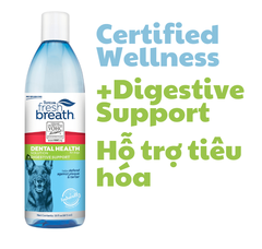 Certified Wellness Collection Dental Health Fresh Breath Tropiclean - Nước vệ sinh răng miệng cho Chó Tropiclean