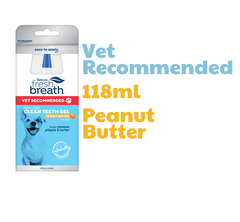 Peanut Butter -Certified Wellness Collection Vet Recommended Oral Care Clean Teeth Gel - Gel vệ sinh răng miệng Tropiclean cho Chó vị Bơ đậu phộng