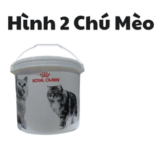 Thùng Royal Canin đựng thức ăn chuyên dụng Chó Mèo