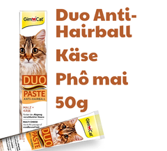 50gr Kase - Duo Paste Anti-Hairball - Gel Gimcat Tiêu búi lông cho mèo vị Phô mai