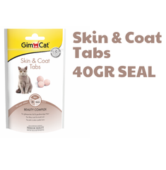 Skin Coat Tabs Gimcat - Snack dạng viên dưỡng lông và móng cho Mèo
